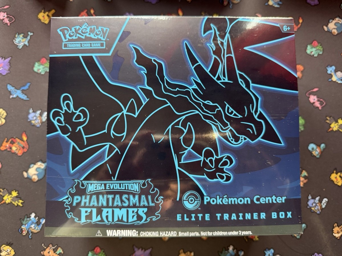 Pokemon Center Mega Evolution Phantasmal Flames Elite Trainer Box