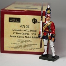 BRITAINS Redcoats Bluejackets Grenadier NCO 1st Foot Guards 1755 43102 MIB