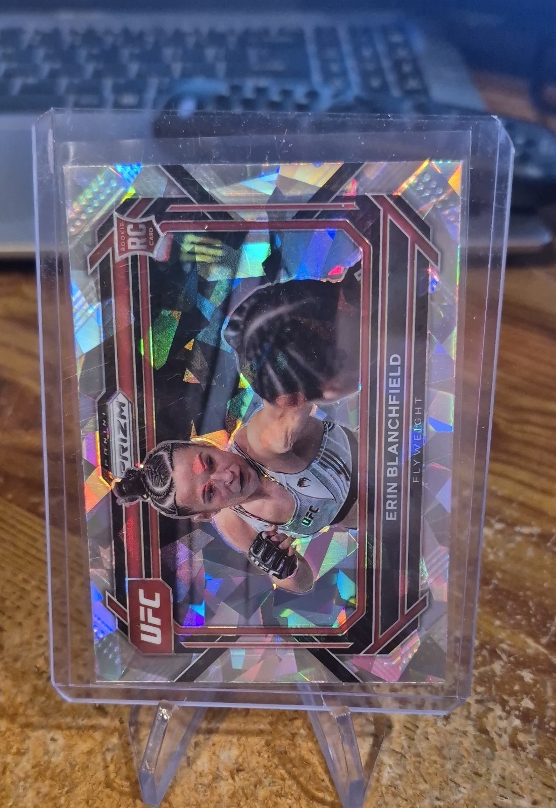 2023 Panini Prizm UFC - Erin Blanchfield #12 Ice Prizm (RC)