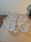 4 Waterford Crystal  Old Fashioned Tumbler Rocks Glass VTG