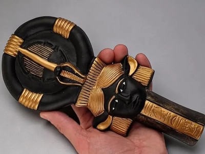 RARE ANCIENT EGYPTIAN ANTIQUES God Hathor Ankh Key Of Life Symbol Protection BC