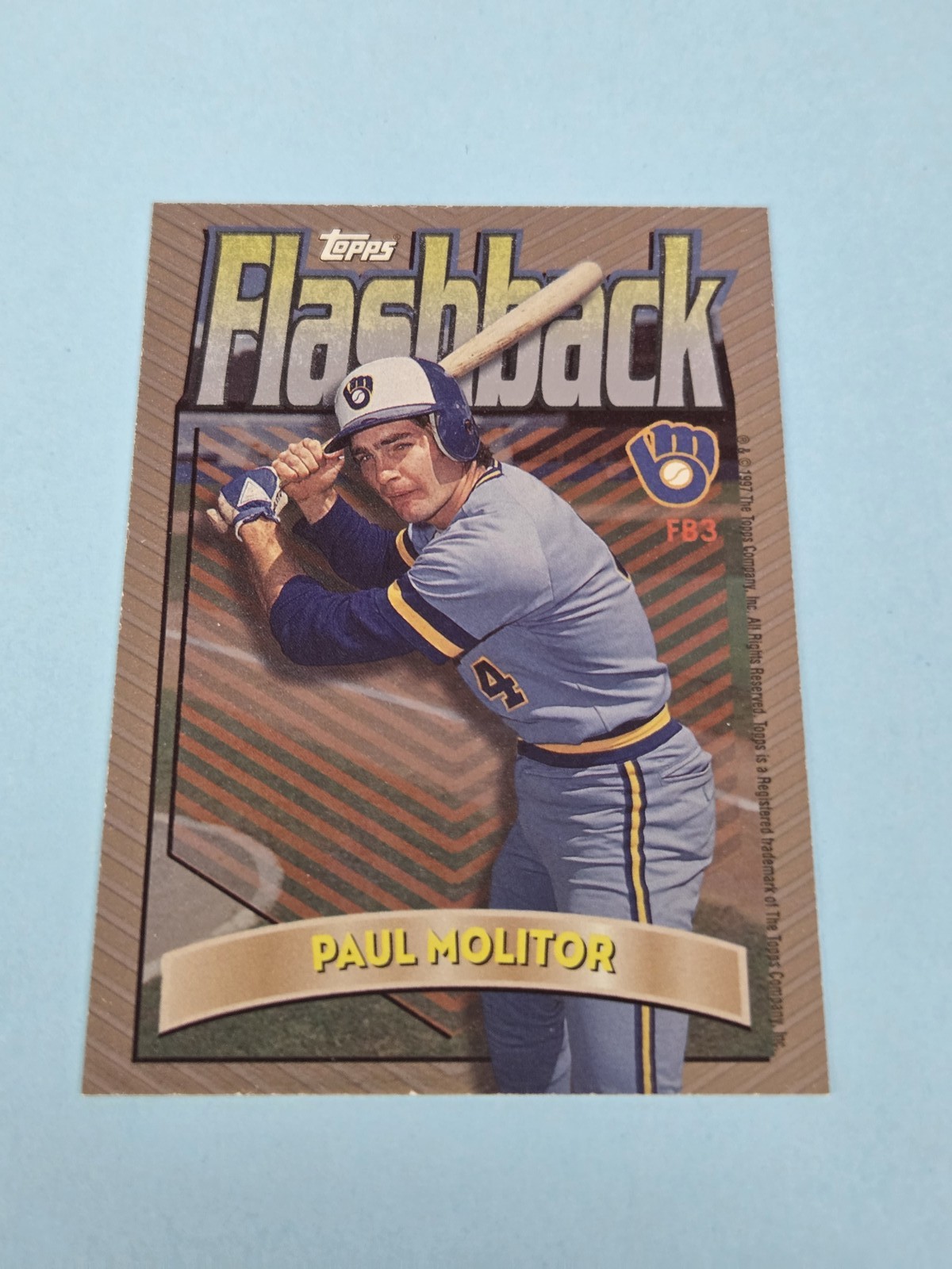 1998 Topps Flashback #FB3 Paul Molitor BASEBALL Card H