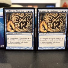 2x MTG: Saviors of Kamigawa: Meishin, the Mind Cage LP