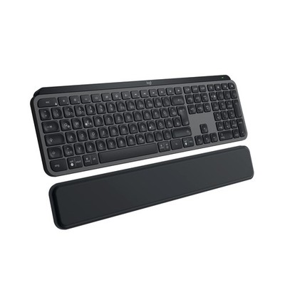 Logitech MX Keys S Plus kabellose Tastatur, Low Profile Graphit Deutsches QWERTZ