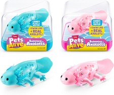Pets Alive Robo Axolotl Swimming, Electronic Pet Toy 2 Pack by ZURU