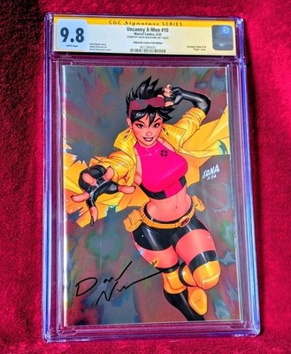 Uncanny X-Men 10: CGC 9.8 Nakayama Virgin Jubilee Foil - SS David Nakayama- 2025