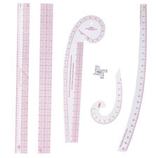 Imperial Sewing Ruler  French Curves for Pattern Making Drafting, Clear Plastic