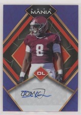 2022 Wild Card Mania Diamond Purple Rainbow DeMarvin Leal Rookie Auto RC 04tw. rookie card picture