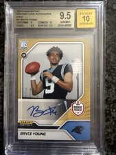 2023 Panini Instant RPS #41 Bryce Young Gold RC #/10 Panthers BGS 9.5 Auto 10