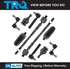 TRQ Front Steering & Suspension Kit Fits 2010-2014 Subaru Legacy
