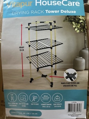 Vitapur Tower Deluxe Vertikaler Wäscheständer