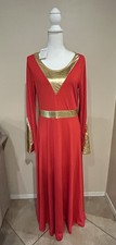 New w/Tags - Red and Gold Liturgical Praise Dance - Women  s Large