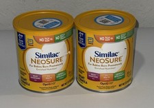Lot Of 2 Similac Neosure for Babies Born Prematurely Infant Formula 13.1 Fl Oz