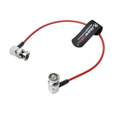 HD 4K 6G SDI Cable Ultra-Thin 75Ω Coaxial for Sony Canon Right Angle BNC 30CM