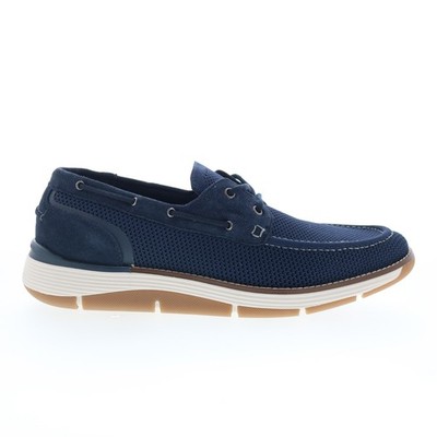 Rockport Lyall RMLYALL Mens Blue Wide Mesh Loafers & Slip  display picture 3