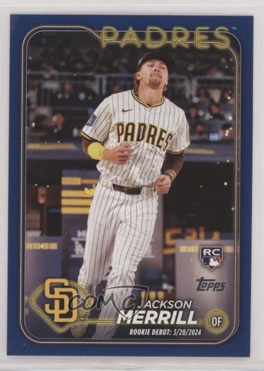 2024 Topps Update Rookie Debut Royal Blue Jackson Merrill #US169 y6t