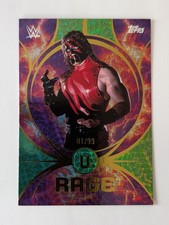 2025 Topps Wrestling Universe WWE Kane Rage Green Electric /99 #RA-18