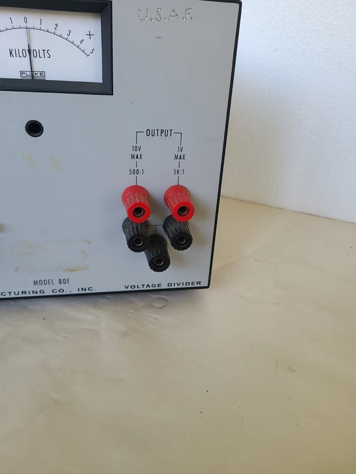 Divisor de alto voltaje Fluke 80F (80E-5) 5KV MAX, COMO ESTÁ SIN PROBAR Foto 3 de 4