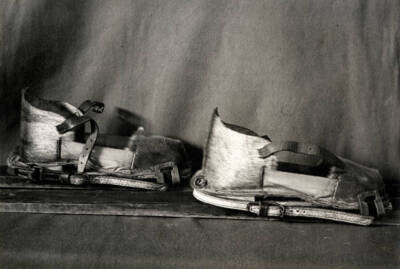 Ski boots for finnesko Antarctica 1912 British Antarctic Expeditio .. Old Photo