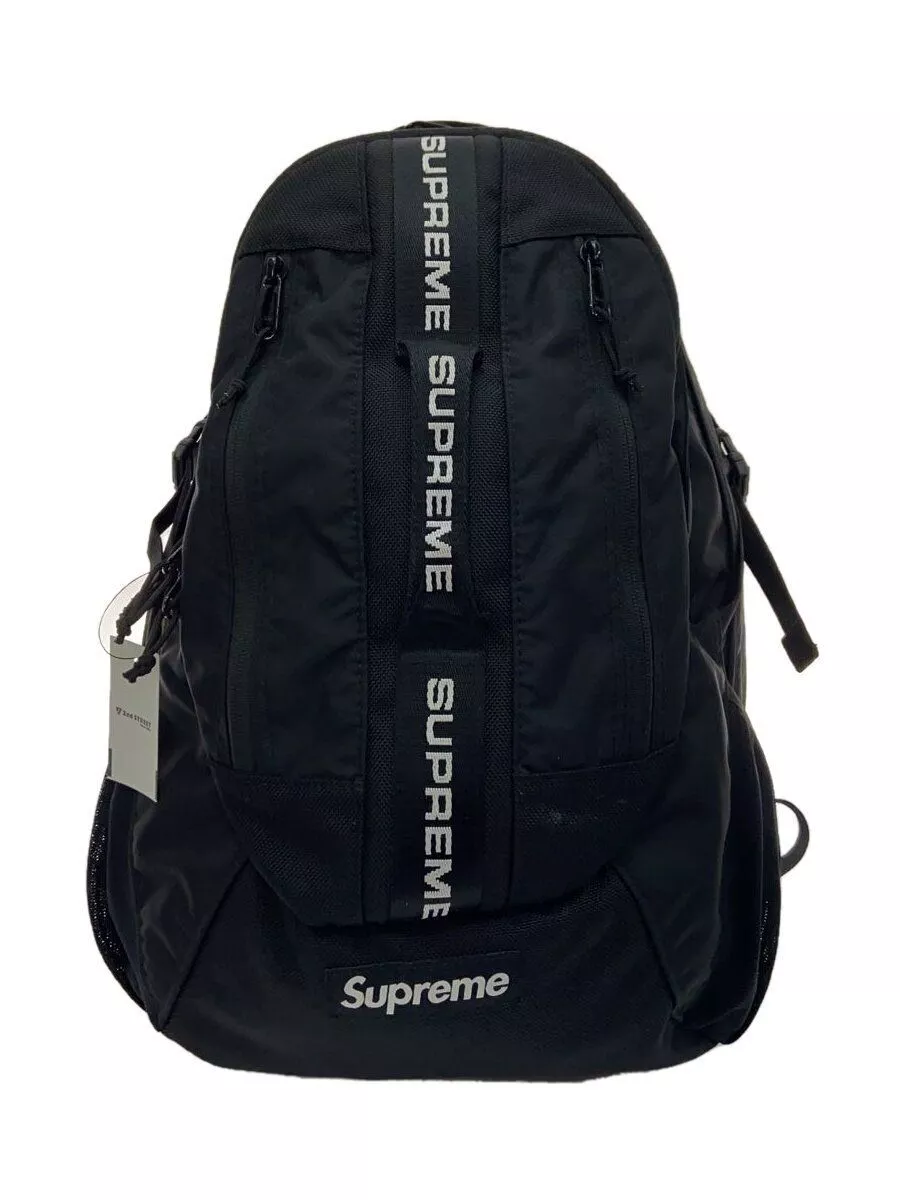 Sac à dos Supreme 22AW sac à dos nylon noir occasion