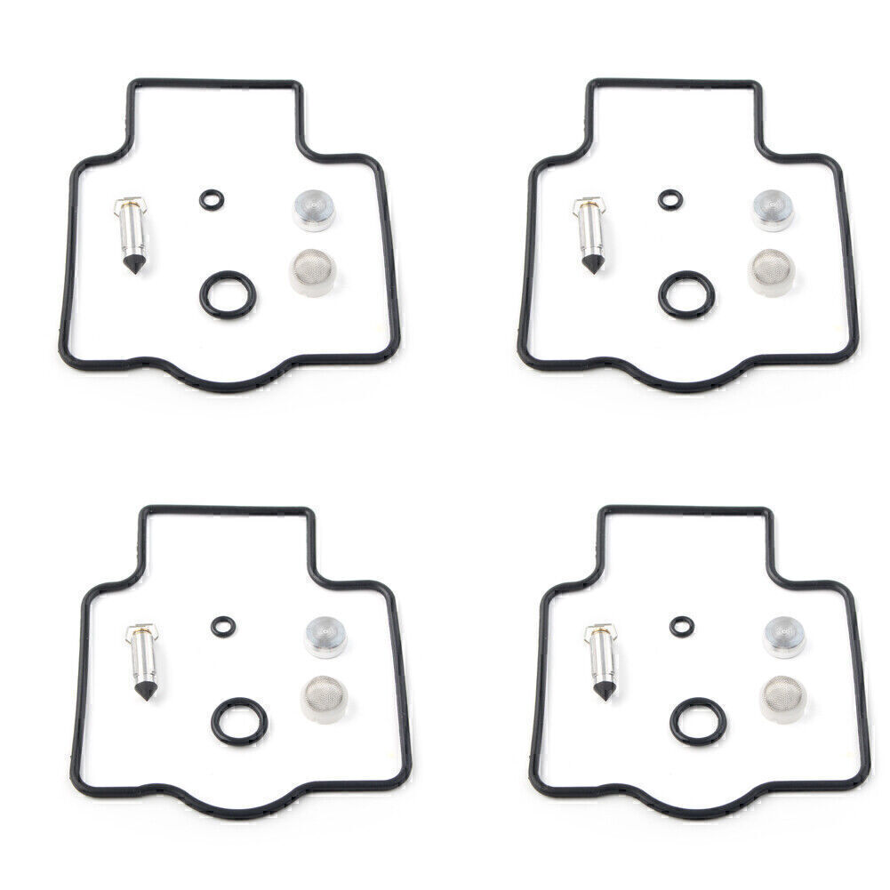 4 Sets Carburetor Repair Kit Fit Kawasaki ZX1100c Ninja ZX11 Carb