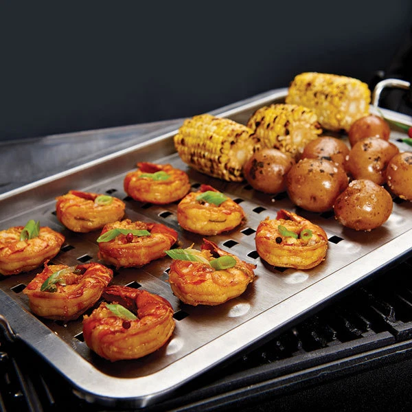 Parrilla plana Broil King acero inoxidable 16" x 11" 69720 Foto 3 de 3