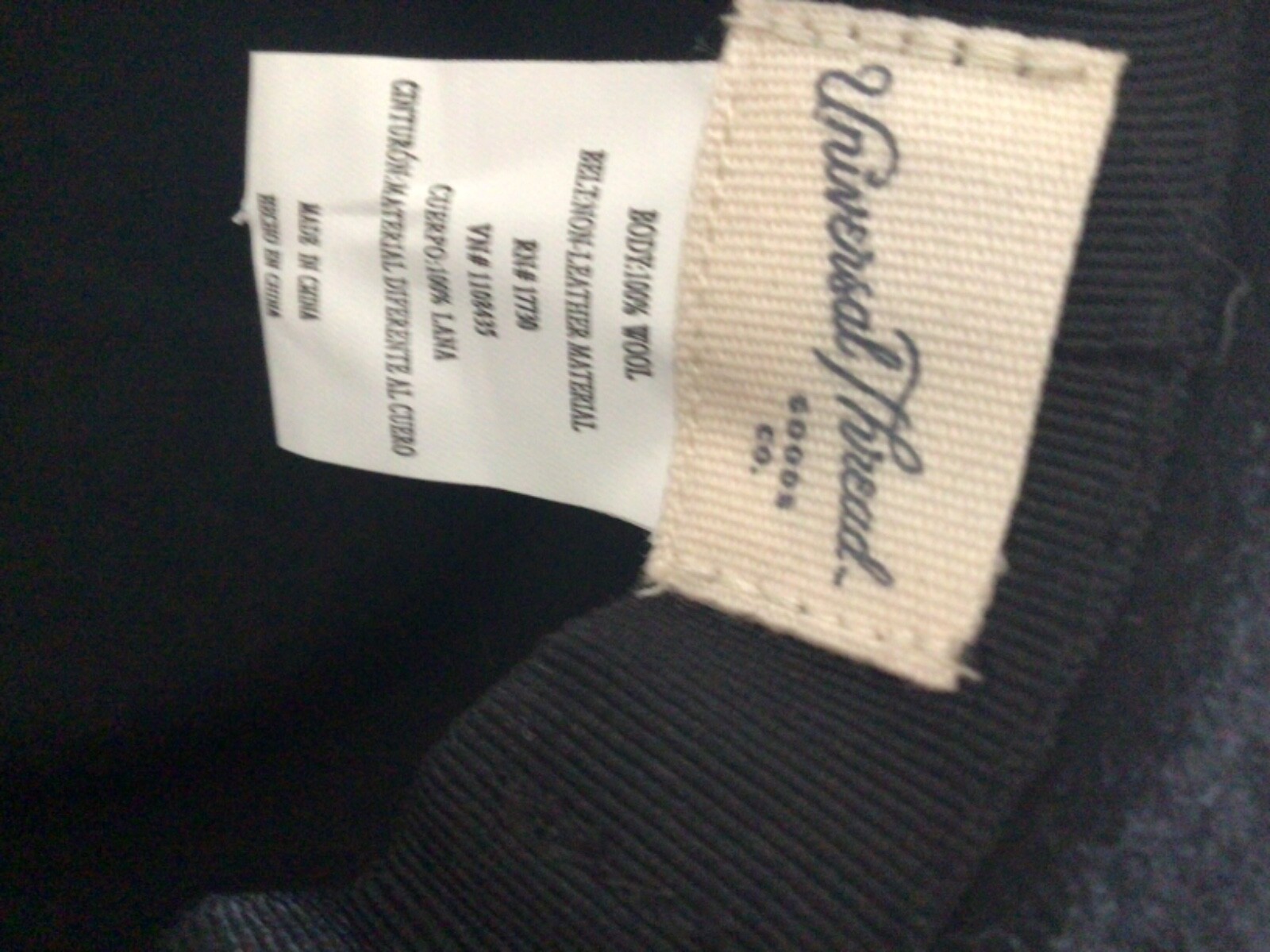 universal thread fedora hat 100 % wool - image 6