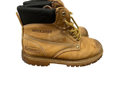 Coleman Men's Workman Oil Resistant Leather Suede Works Boots Shoes Sz  Men’s