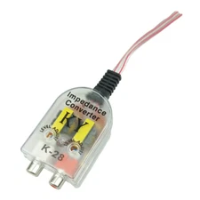 High to Low Speaker Impedance Converter Audio Signal Adapter for Car Amplifier