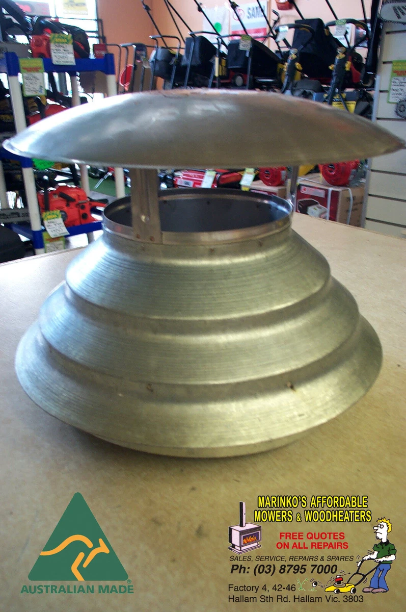 6 - 10 WOOD HEATER Flue Hat Cowl FULL STAINLESS STEEL New | eBay