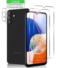 For Samsung Galaxy A14/A15/A32 /A16 Screen Protector +Camera Lens Cover