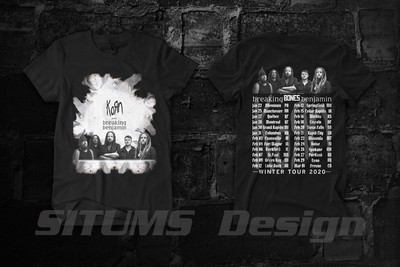 Korn Band Winter Tour Dates 2020 Music Metal Rock T Shirt Ebay
