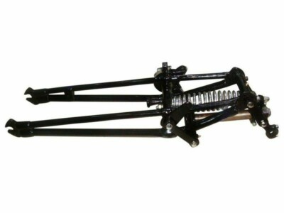 BSA M20 M21 500cc Front Girder Fork Springer Chrome Black painted AEs