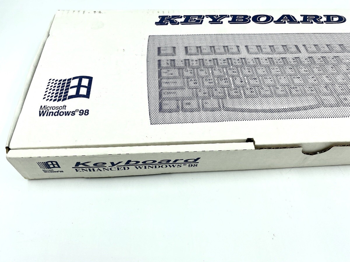 Microsoft Windows 98 Keyboard Unused Condition New With