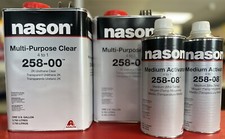 NASON SelectClear 258-00 activator 258-08 Urethane Multi-Panel Clearcoat 2 Kits