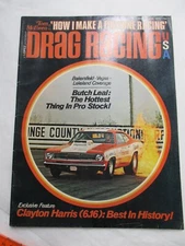 BACK ISSUE DRAG RACING USA MAGAZINE JUNE 1972, WILDFIRE RACING SNAKE MONGOOSE