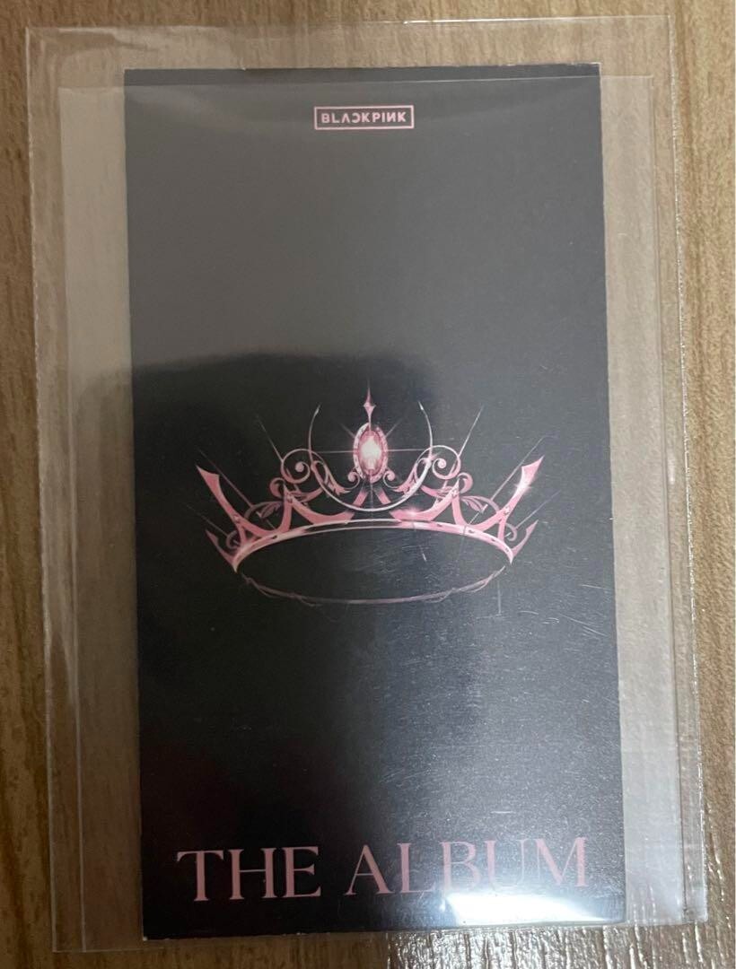 Blackpink Official The Album yg Select POB Photo Card Lisa Kpop /+