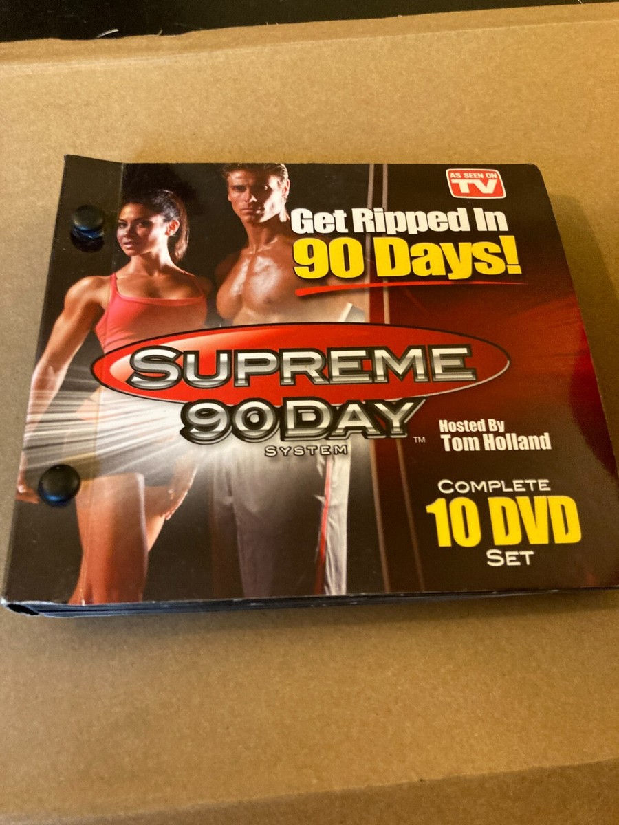 Supreme 90 Day Workout System Complete 10 DVD Set By Tom Holland