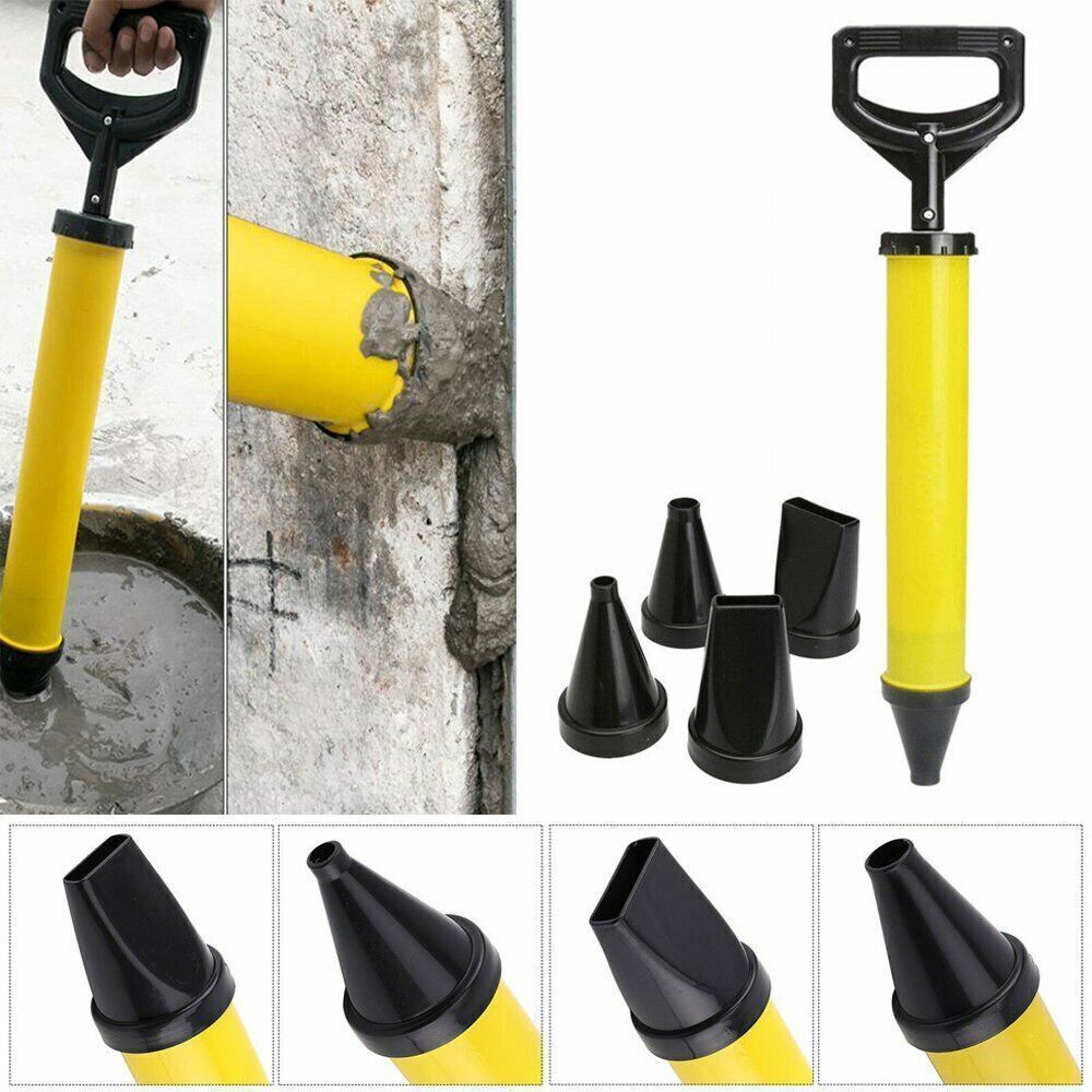 Naapesi Fugenpistole Für Mörtel - Handmörtelpumpe Mit 4 Düsen Für DIY Projekte