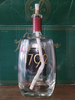 1792 Small Batch Bourbon Bottle 1.75 Tiki Torch Ridgewood Ridgemont Reserve