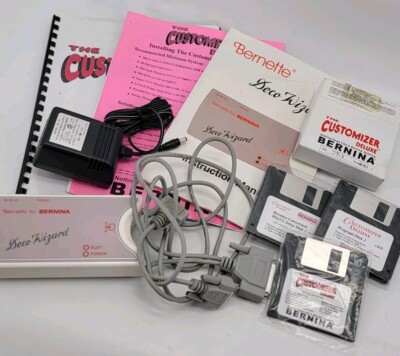 Bernette for Bernina Deco Wizard W/ Cords Floppy Disks Instructions Manuals
