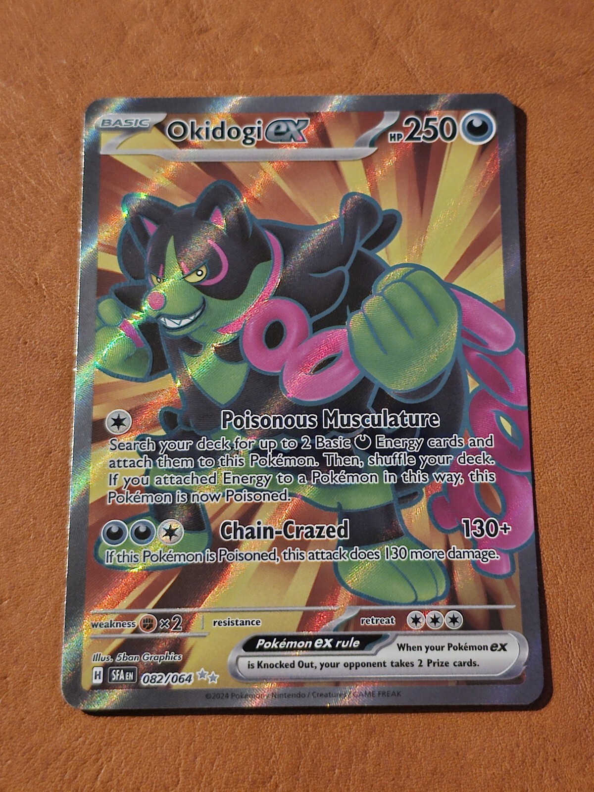 Okidogi ex 082/064 Full Art Ultra Rare NM Pokemon Shrouded Fable SV6.5