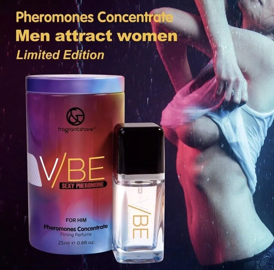 Perfume Con Feromonas Para Atraer Mujeres Fragancia Masculina Efectivo  852799008220