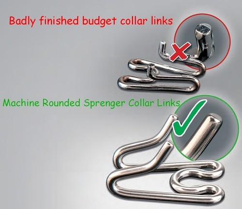 HS Sprenger Negro Acero Inoxidable Ultra Plus ClicLock Hebilla Cuello 3,2 mm - Imagen 2 de 4