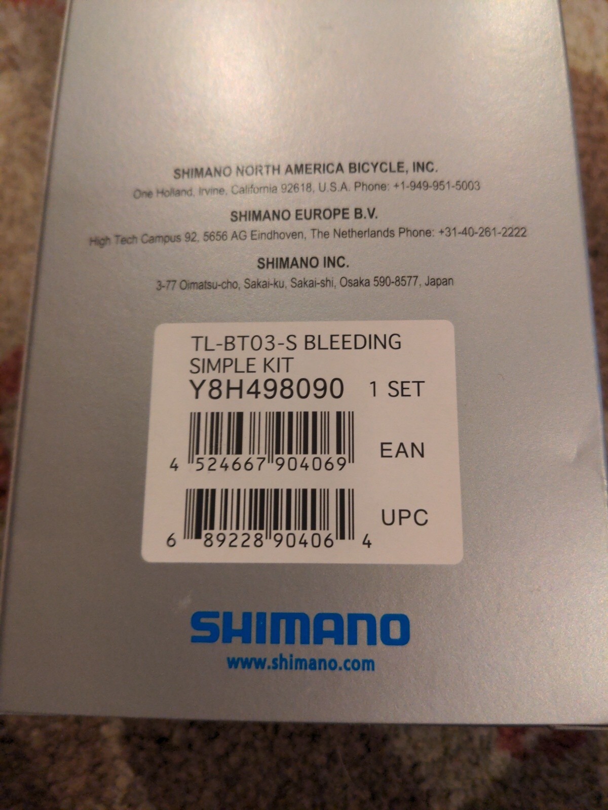 Shimano Disc Brake Bleed Kit TLBT03S eBay