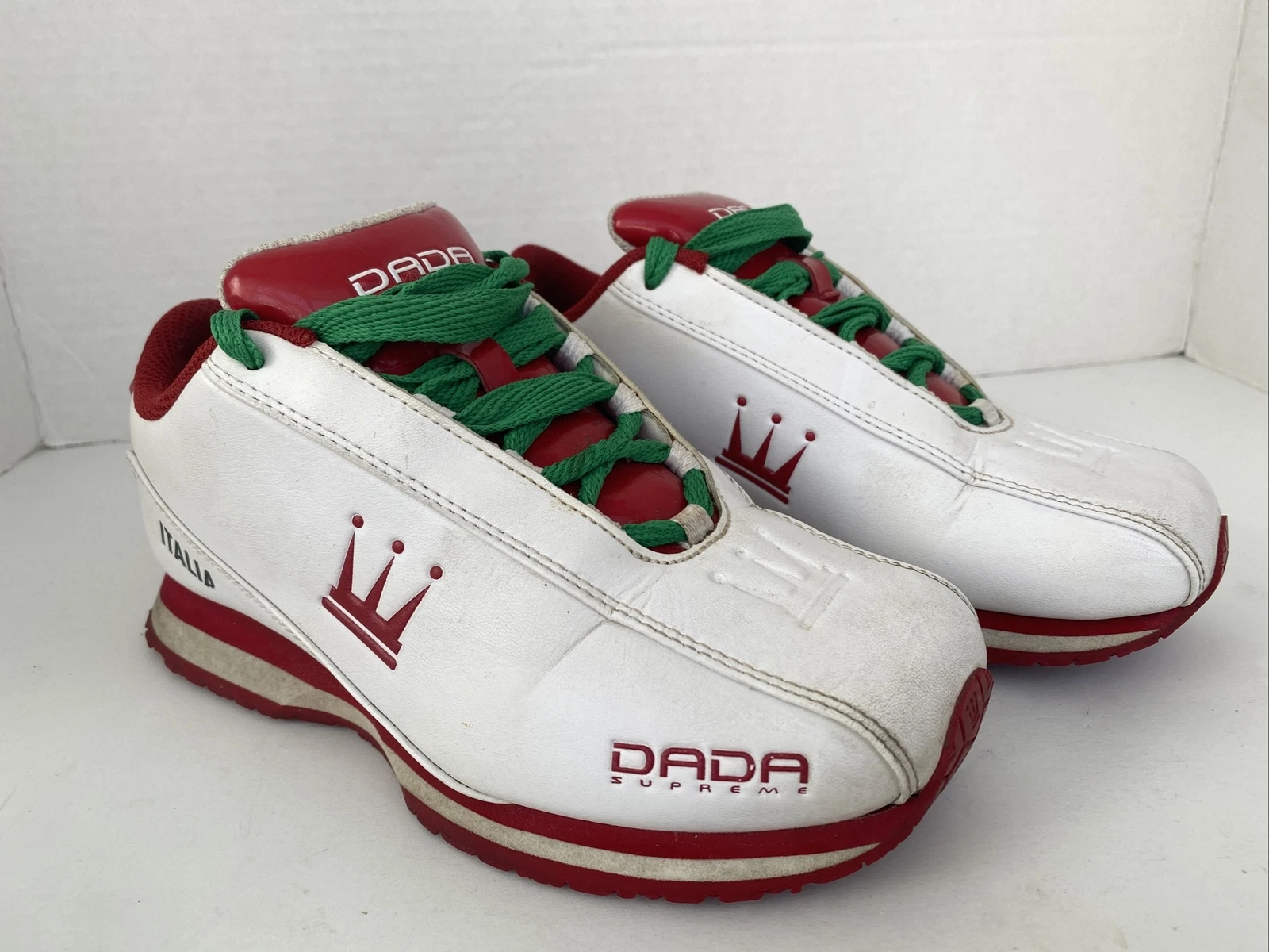 Chaussures Femme Vintage DADA Supreme Dream Crown Taille 4,5 Cheer Blanc Rouge Italie