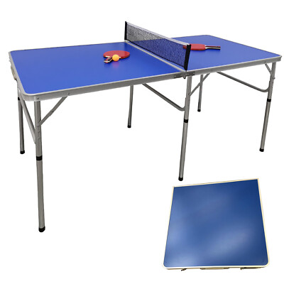 Foldable Ping Pong Table Indoor Outdoor Ping Pong Tennis Table 60*30* 30inch