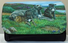 Irish Wolfhound art on a multifunctional bag ...