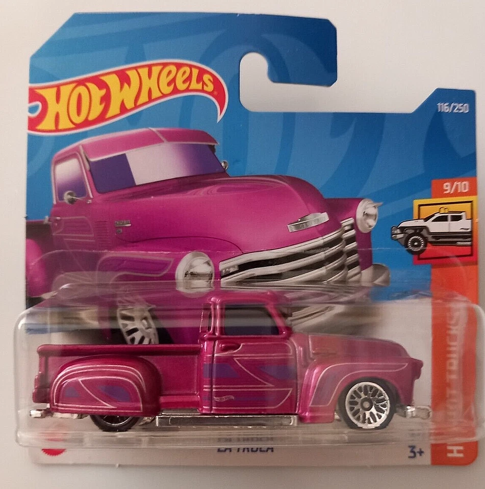LA TROCA Purple Pick Up HOT WHEELS 2022 HW HOT TRUCKS 9/10 HCX77-R521 Mattel New - Imagen 3 de 4