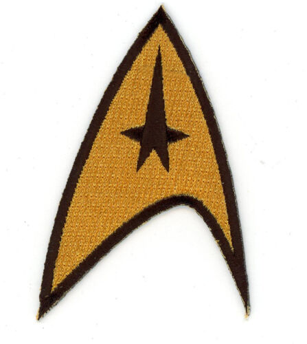 Command Insignia - Original Star Trek Costume Iron on Patch - Afbeelding 1 van 1